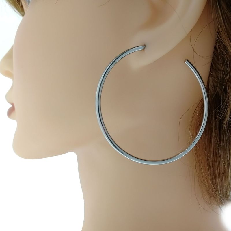 orecchini donna in acciaio inox a di da stella cuore cerchio forma grandi medio